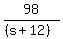 98%2F%28%28s%2B12%29%29