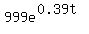 999e%5E%280.39t%29%29