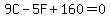 9C-5F%2B160=0