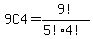 9C4=9%21%2F%285%214%21%29
