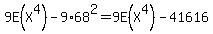9E%28X%5E4%29+-+9%2A68%5E2+=+9E%28X%5E4%29+-+41616