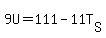 9U+=+111+-+11T%5BS%5D
