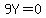 9Y=0