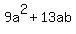 9a%5E2+%2B13ab