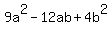 9a%5E2-12ab%2B4b%5E2