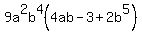 9a%5E2b%5E4%284ab+-+3+%2B+2b%5E5%29
