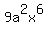 9a%5E2x%5E6