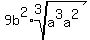 9b%5E2%2Aroot%283%2Ca%5E3a%5E2%29%29