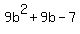 9b%5E2%2B9b-7