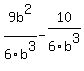 9b%5E2%2F6b%5E3+-+10%2F6b%5E3