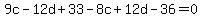 9c-12d%2B33-8c%2B12d-36=0