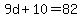 9d%2B10=82