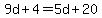 9d%2B4=5d%2B20