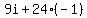 9i%2B24%28-1%29