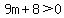 9m%2B8%3E0