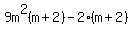 9m%5E2%28m%2B2%29-2%28m%2B2%29