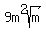 9m%5E2sqrt%28m%29