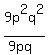 9p%5E2q%5E2%2F%289pq%29