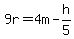 9r=4m-h%2F5