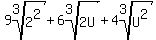 9root%283%2C2%5E2%29%2B6root%283%2C2U%29%2B4root%283%2CU%5E2%29