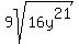 9sqrt%2816y%5E21%29