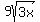 9sqrt%283x%29