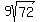 9sqrt%2872%29