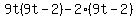 9t%289t-2%29-2%289t-2%29