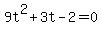 9t%5E2%2B3t-2=0