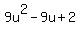 9u%5E2-9u%2B2