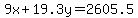 9x%2B19.3y=2605.5