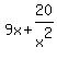 9x%2B20%2Fx%5E2