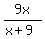 9x%2F%28x%2B9%29