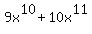 9x%5E10%2B10x%5E11