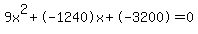 9x%5E2%2B-1240x%2B-3200+=+0