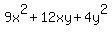 9x%5E2%2B12xy%2B4y%5E2