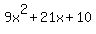 9x%5E2%2B21x%2B10