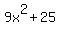9x%5E2%2B25