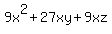 9x%5E2%2B27xy%2B9xz