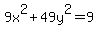 9x%5E2%2B49y%5E2=9