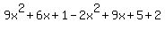 9x%5E2%2B6x%2B1-2x%5E2%2B9x%2B5%2B2