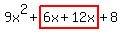 9x%5E2%2Bhighlight%286x%2B12x%29%2B8