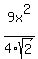 9x%5E2%2F4sqrt%282%29