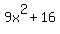 9x%5E2+%2B+16