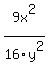 9x%5E2+%2F+16y%5E2