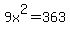 9x%5E2+=+363