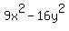 9x%5E2+-+16y%5E2