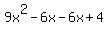 9x%5E2-6x-6x%2B4