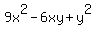 9x%5E2-6xy%2By%5E2
