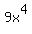 9x%5E4